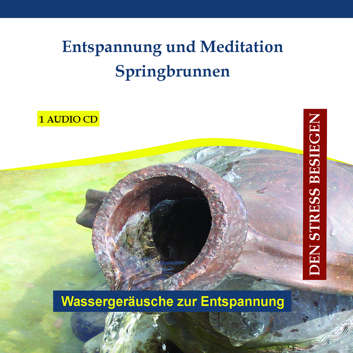 Entspannung und Meditation Springbrunnen  Wasserger usche zur Entspannung