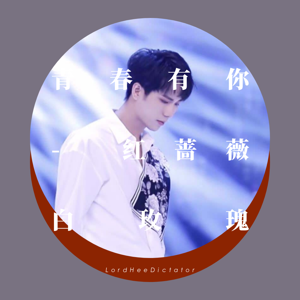 qing chun you ni  hong qiang wei bai mei gui