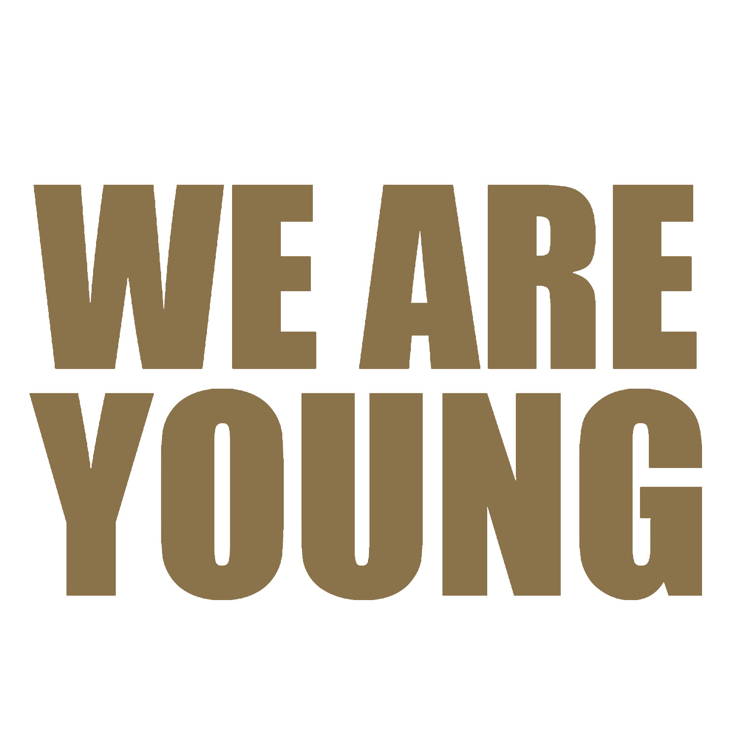 We Are Young - Single