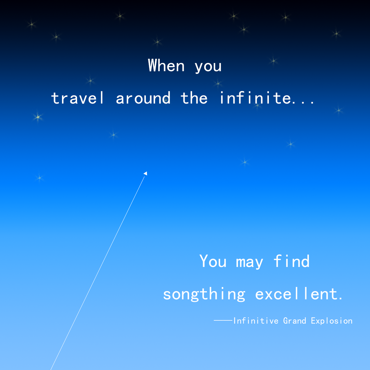 When  you  travel  around  the  infinite