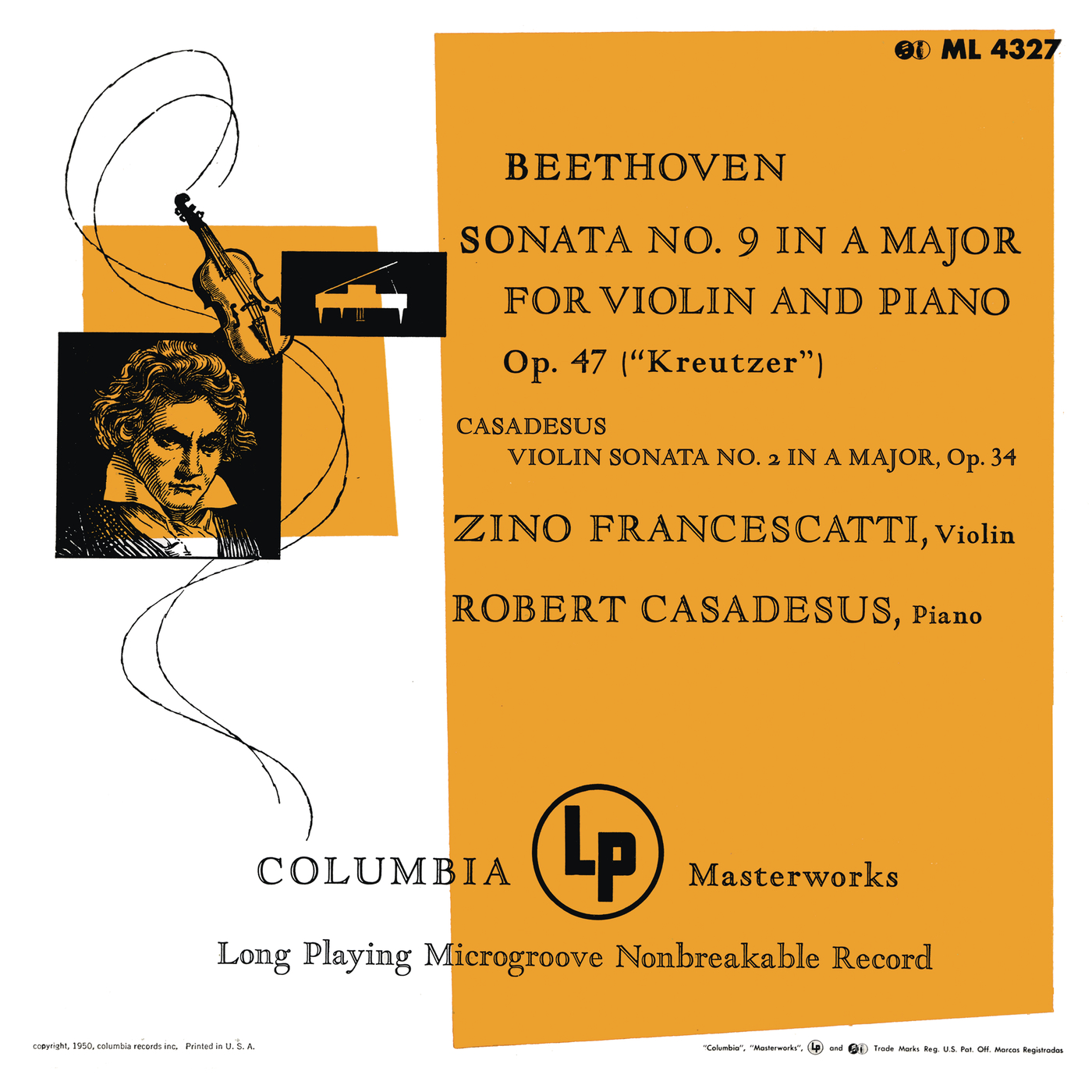 Violin Sonata No. 9, Op. 47 "Kreutzer":I. Adagio sostenuto