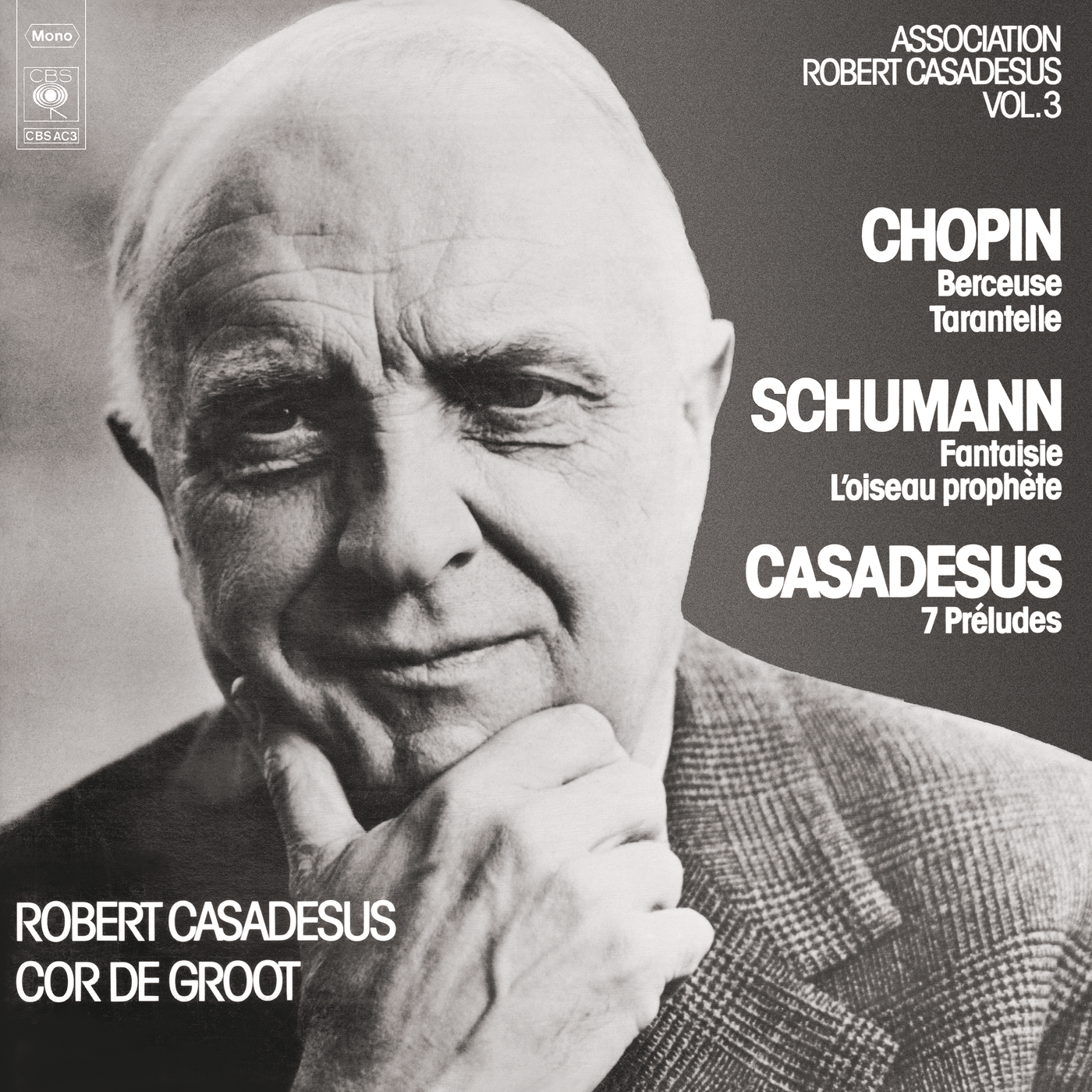 Schumann: Fantasia  Chopin: Berceuse  Casadesus: 7 Pre ludes for Piano
