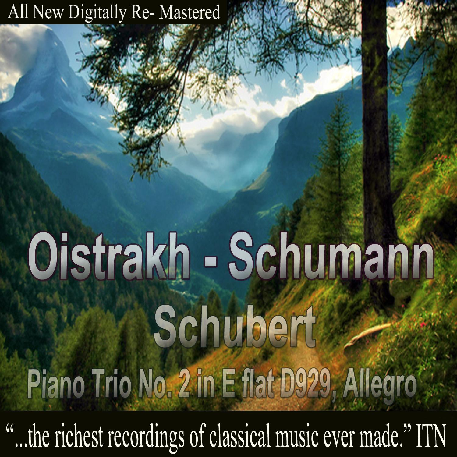 Oistrakh - Schumann, Schubert, Piano Trio No. 2 in E-Flat D929, Allegro