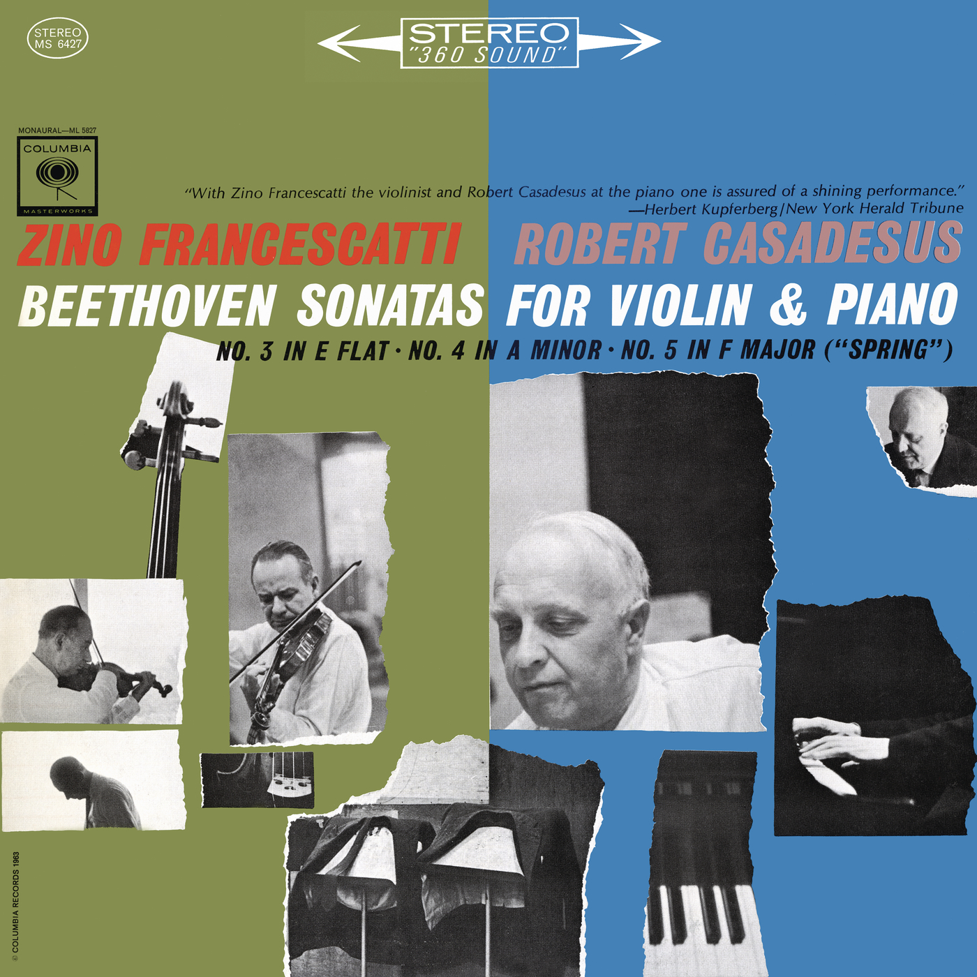 Beethoven: Violin Sonatas Nos. 3, 4 & 5 "Spring" (Remastered)