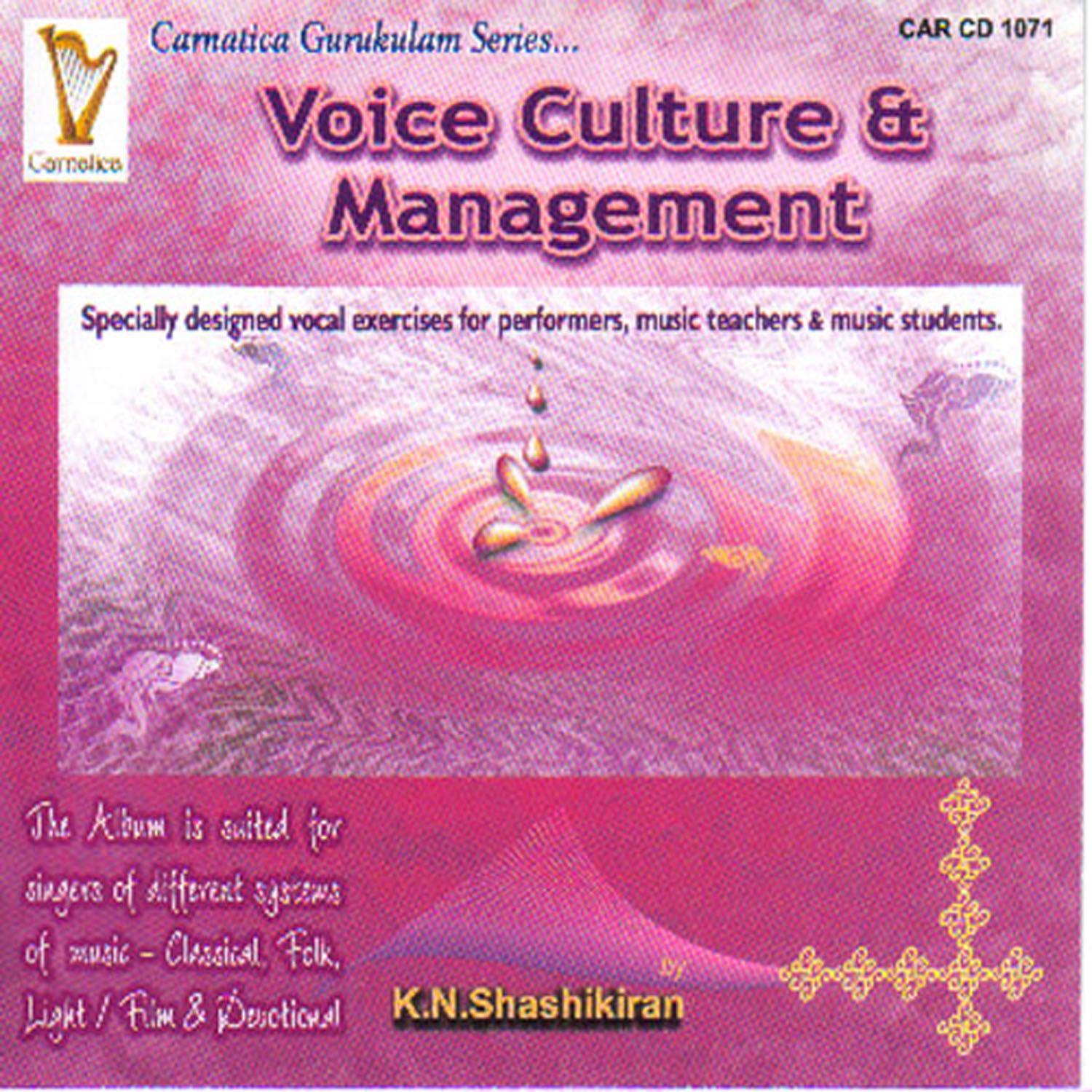 Voice Culture & Management - Tutor