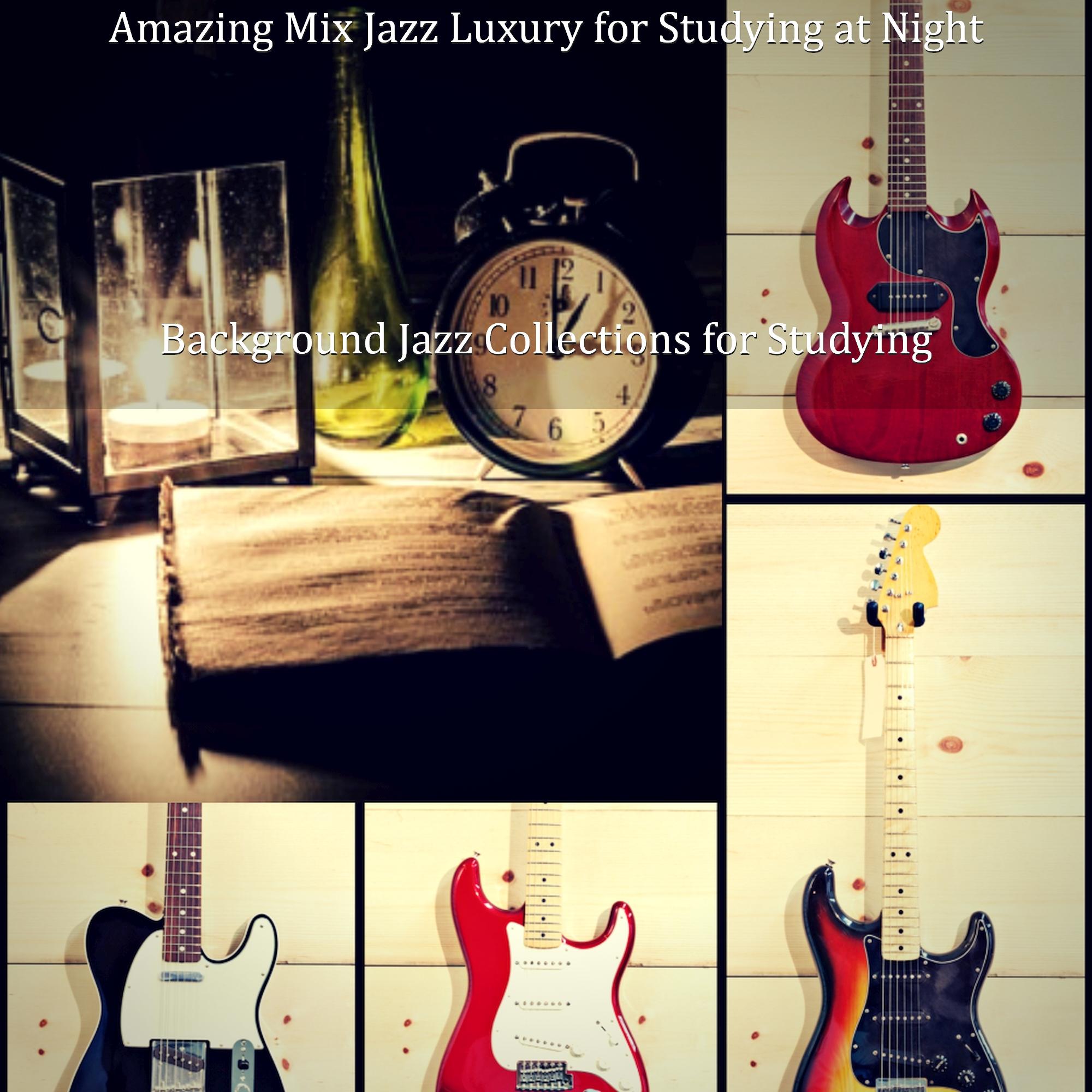 Festive Mixed Jazz for Relaxed Late Night Studies