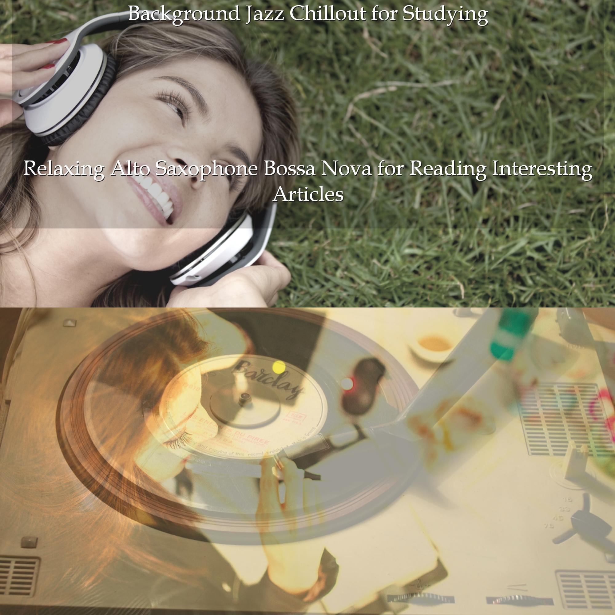 Bright Bossa Nova Sax for Researching Books for Exams