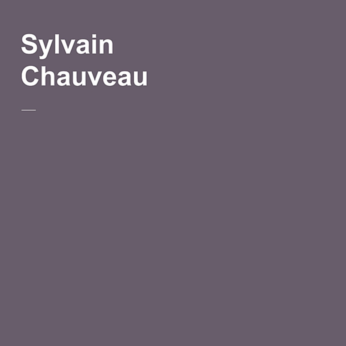 Dernie re Etape avant le Silence Sylvain Chauveau Remix
