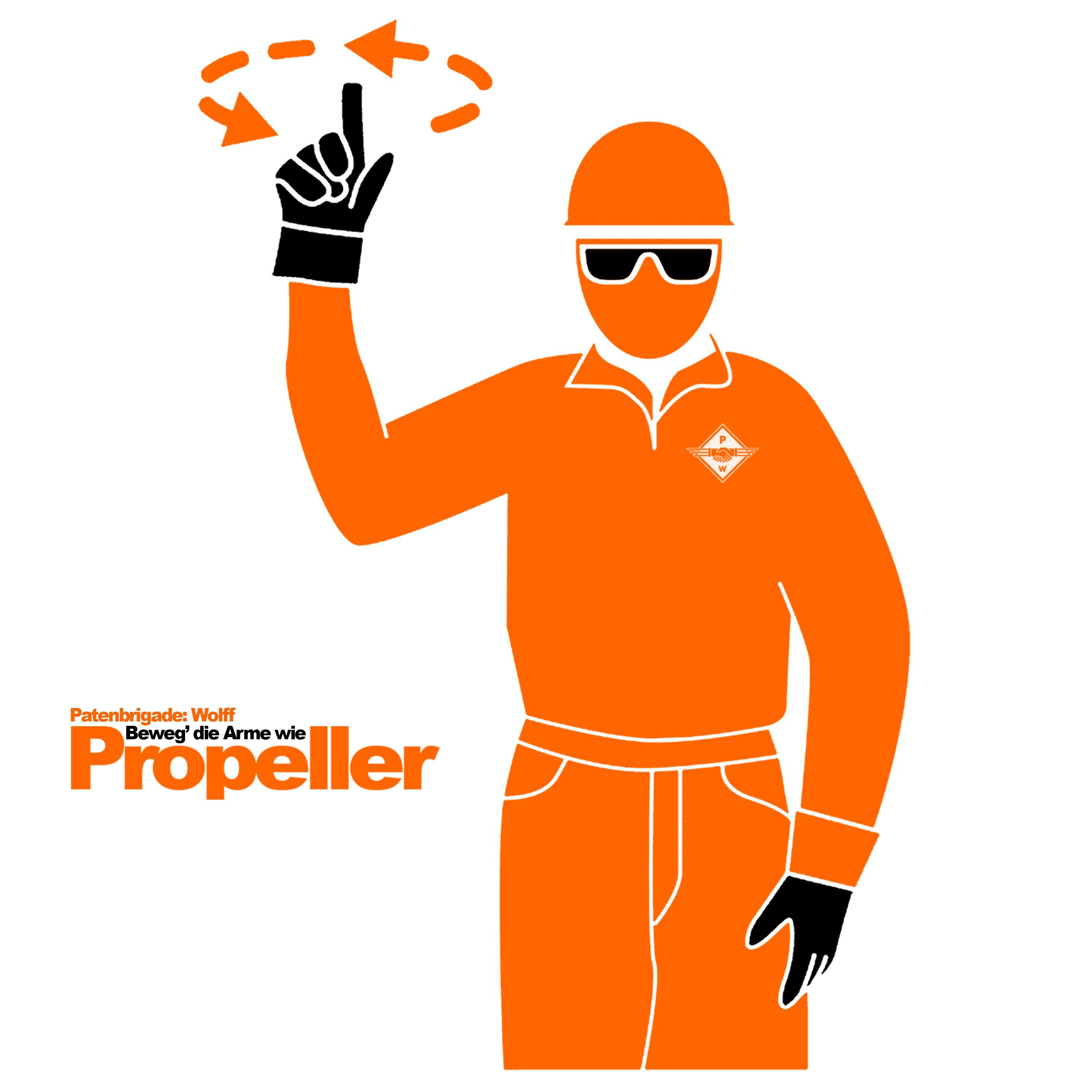 Beweg' die Arme wie Propeller