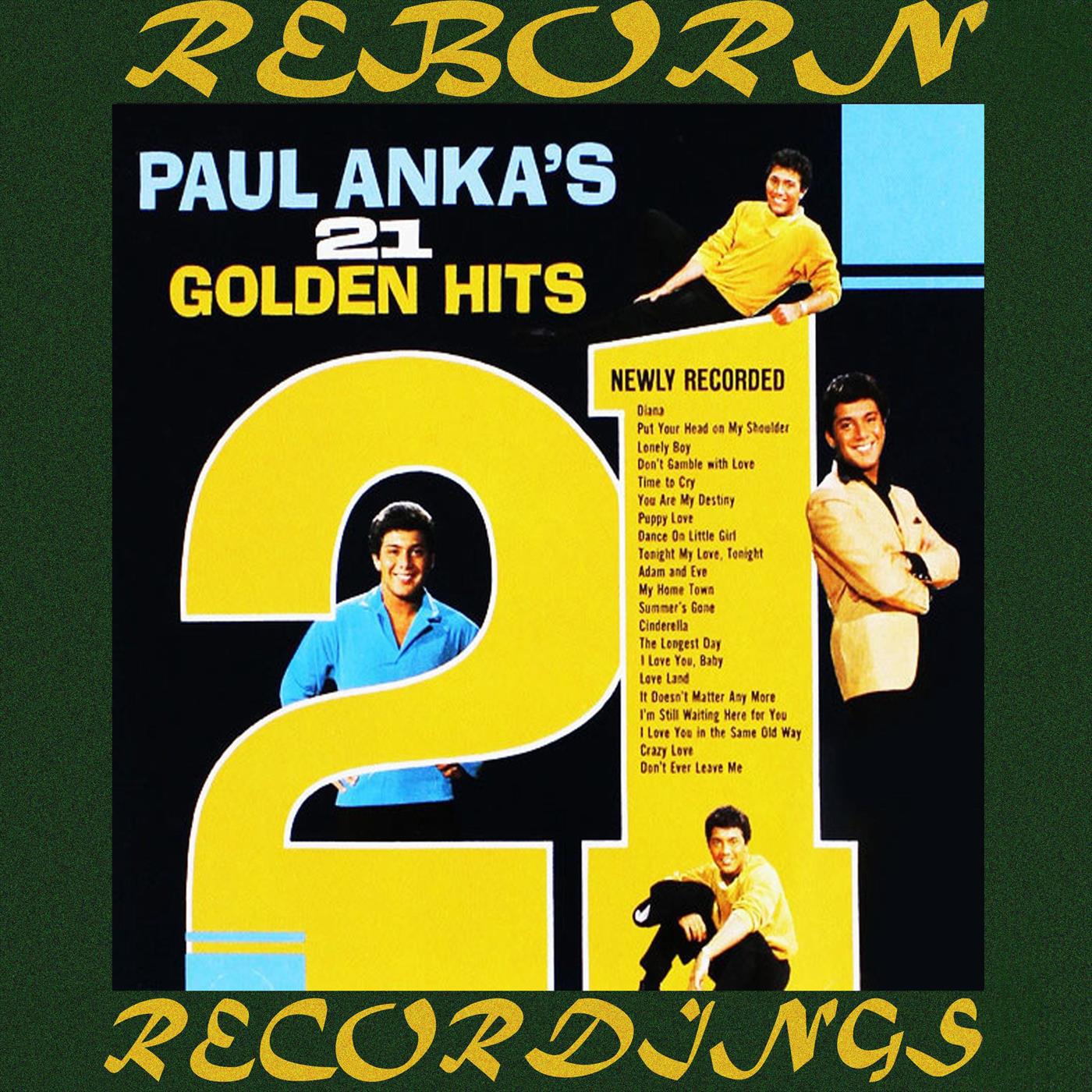 Paul Anka's 21 Golden Hits (HD Remastered)