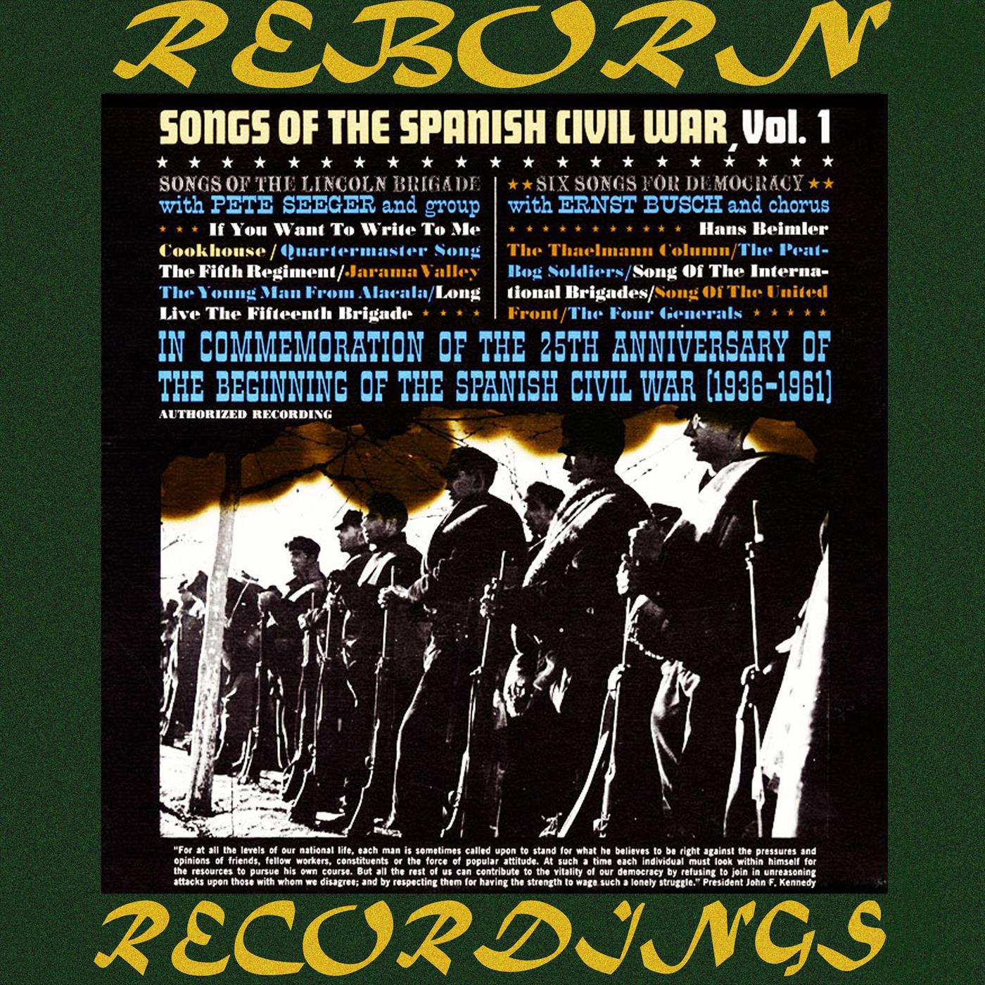 Songs of the Spanish Civil War, Vol. 1 (HD Remastered)
