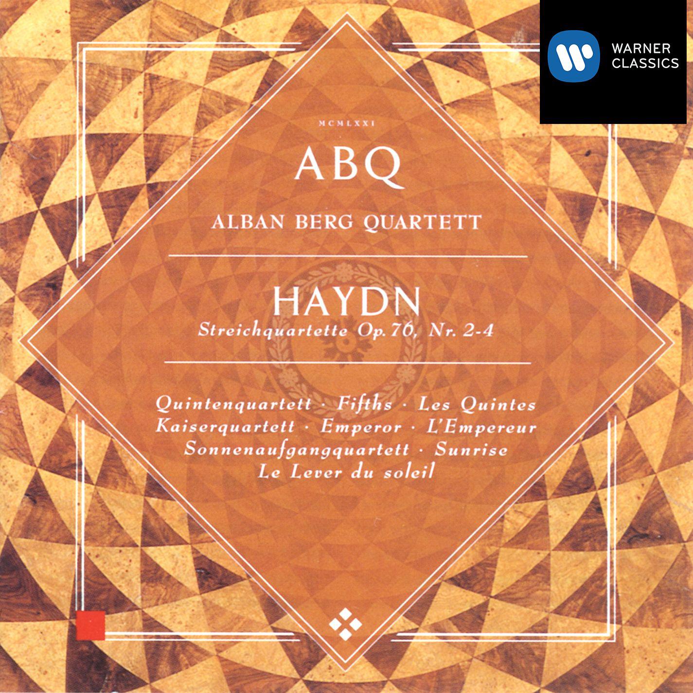 String Quartet in C Major, Op. 76 No. 3, Hob. III:77 "Emperor": III. Menuetto. Allegro