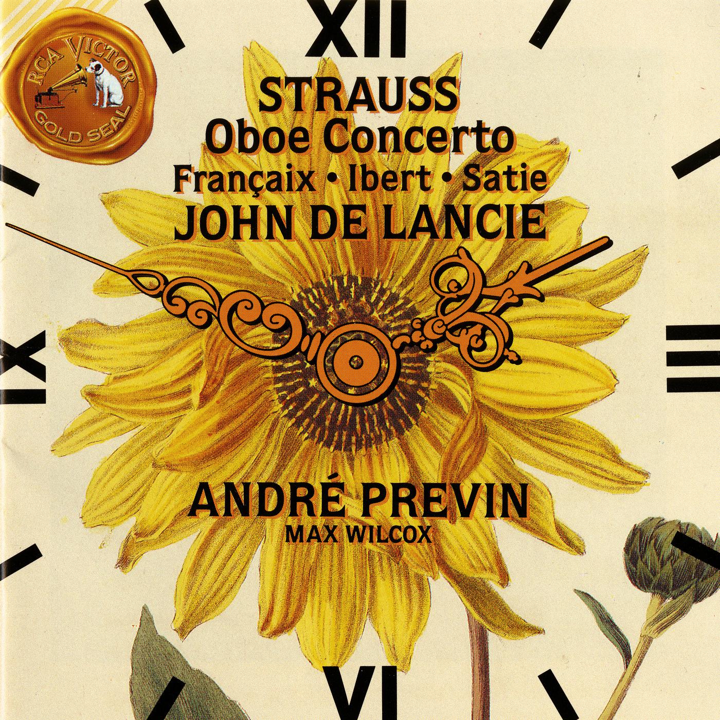 Strauss: Oboe Concerto; Francaix, Ibert and Satie