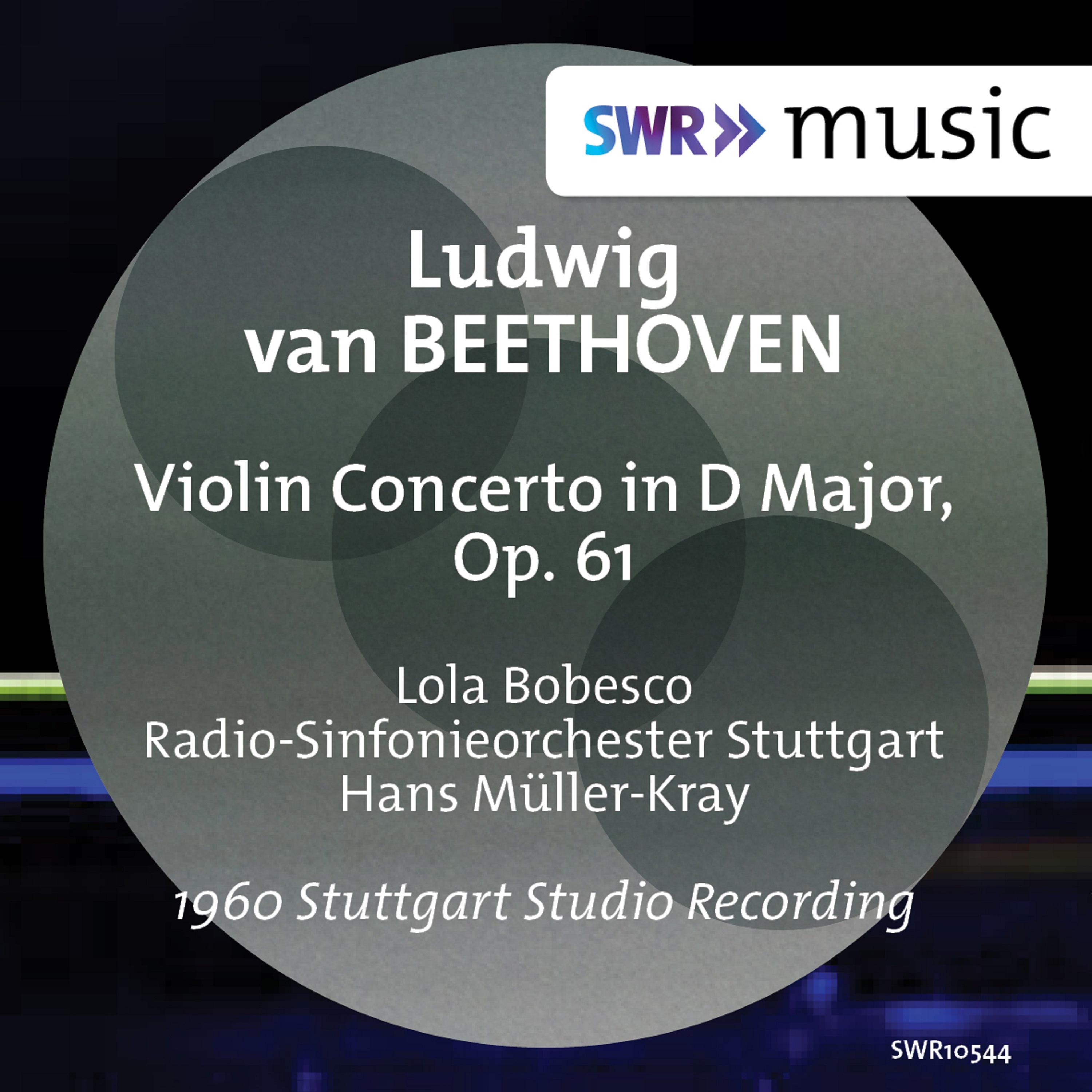 Violin Concerto in D Major, Op. 61:I. Allegro ma non troppo