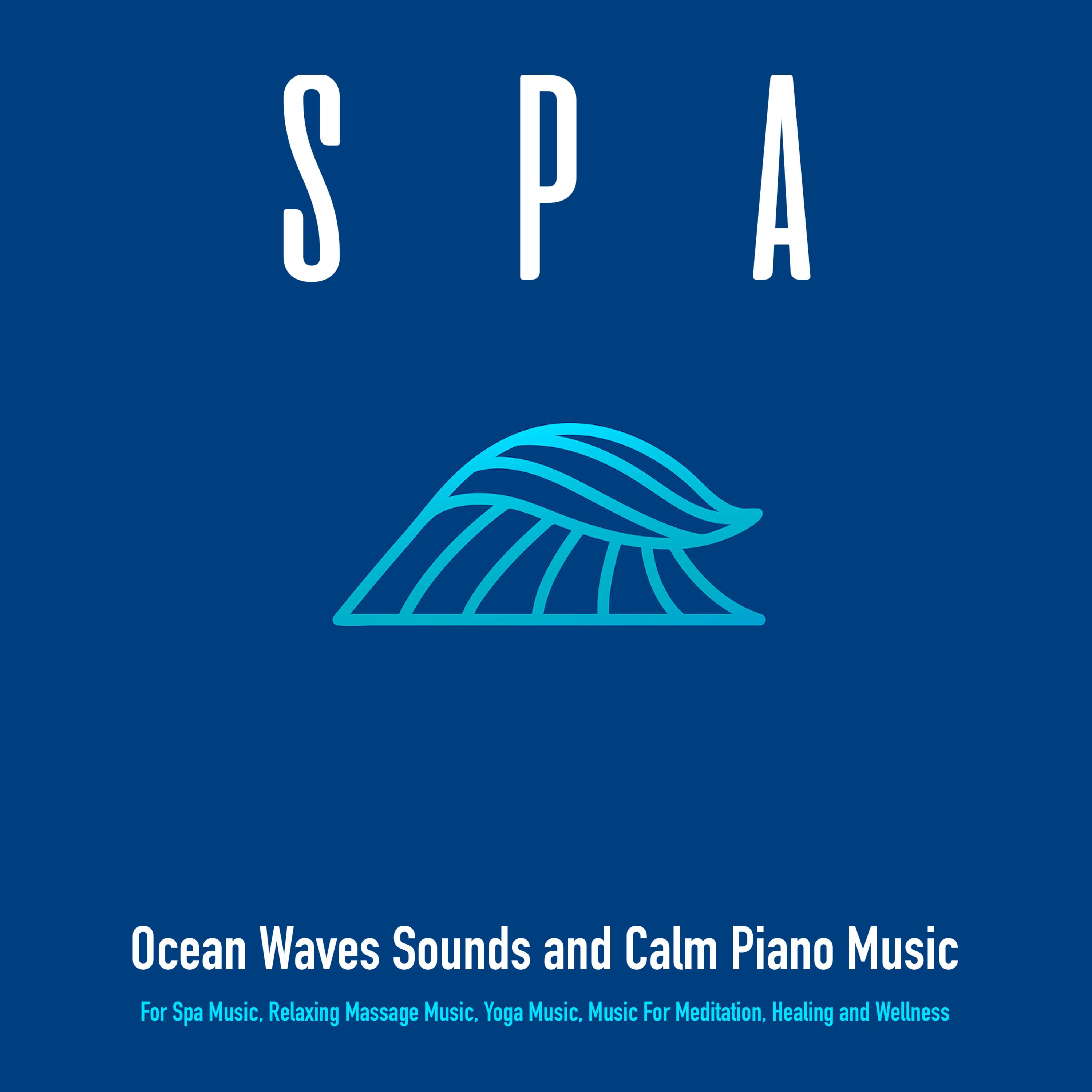 Spa Piano With Ocean Waves
