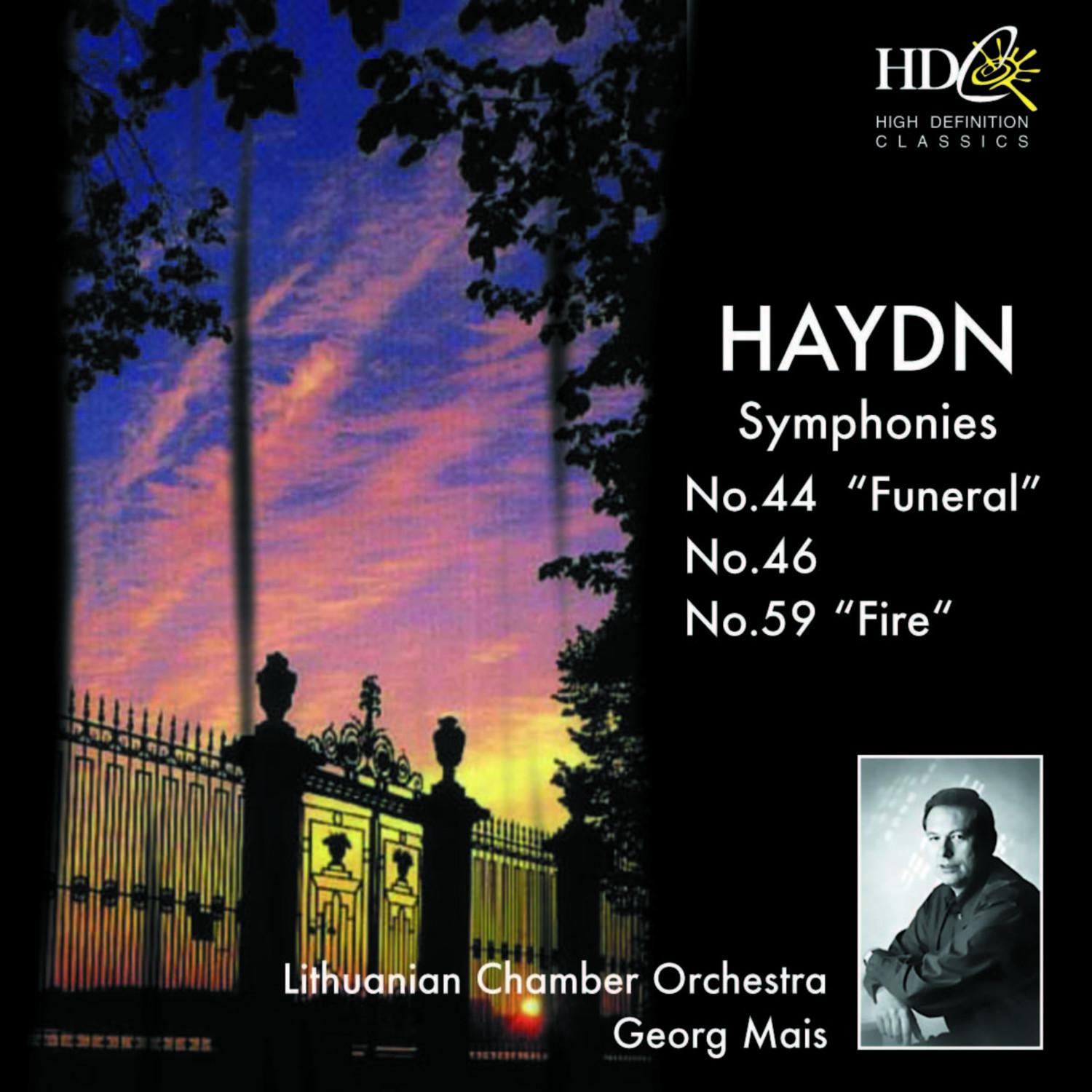 Haydn: Symphonies No. 44, 46 and 59