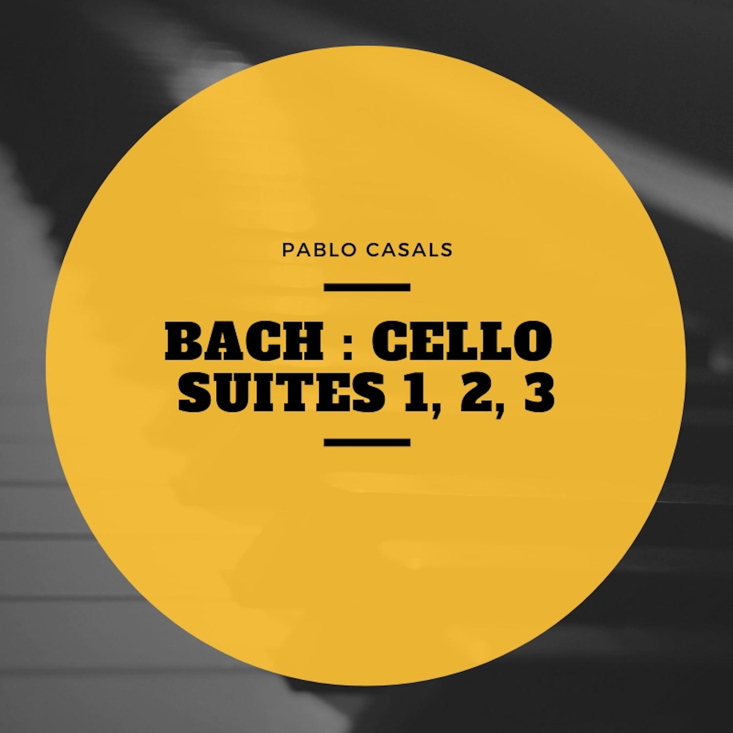 Cello Suite No. 3 In C major, BWV 1009 : VI. Gigue