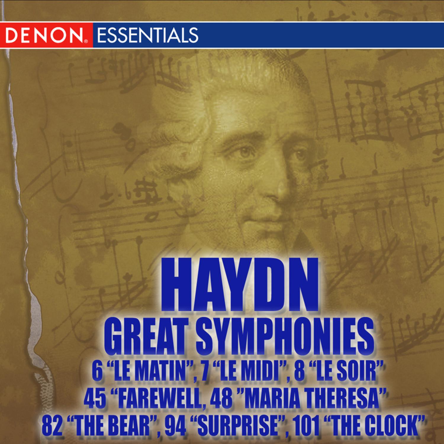 Haydn Symphony No. 45 in F-Sharp Minor "Farewell": III. Menuet: Allegretto