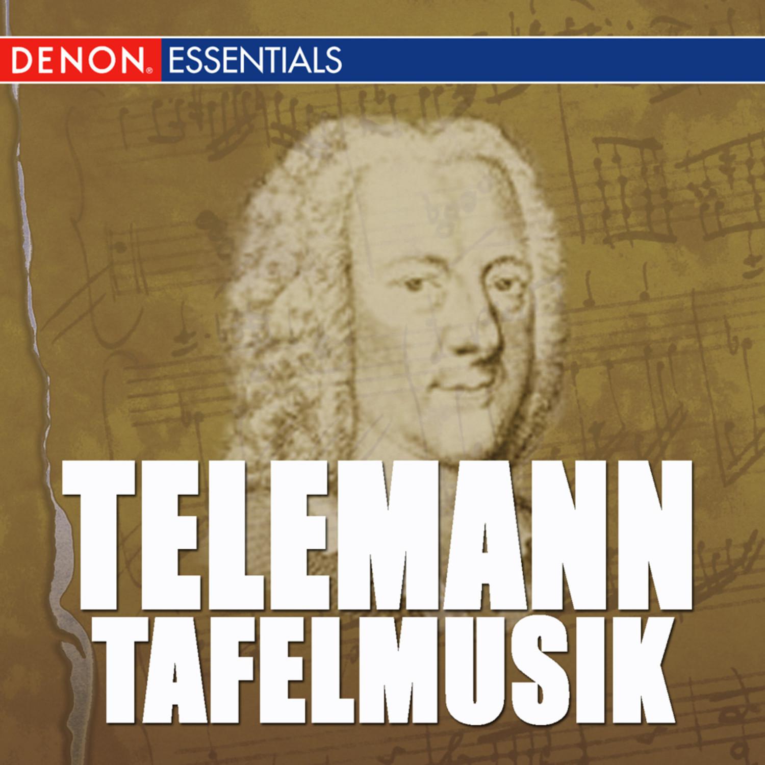 Musique de table "Tafelmusik" Part II in D Minor: III. Allegro
