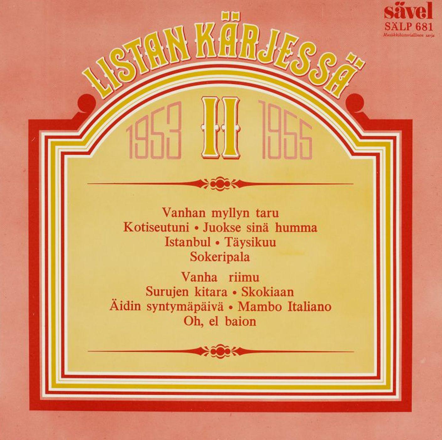 Listan k rjess 2 19531955