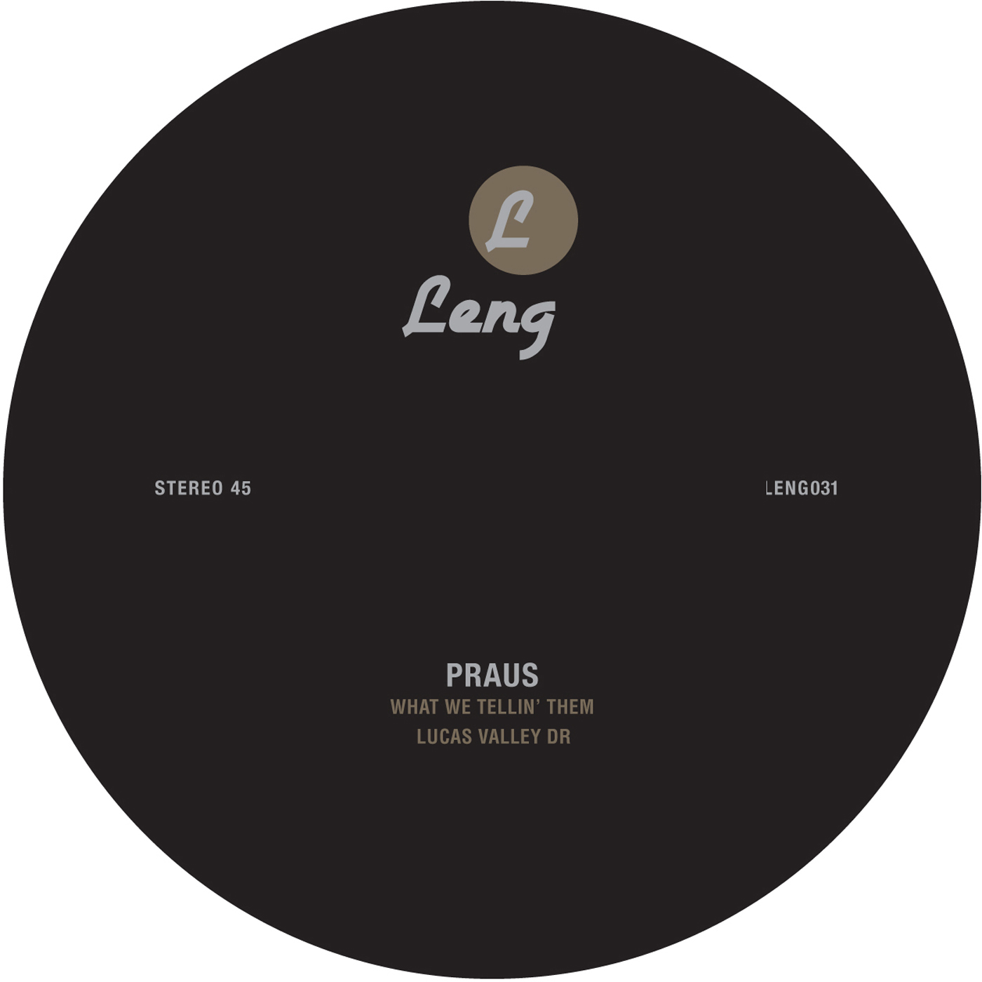 What We Tellin' Them / Lucas Valley Dr.