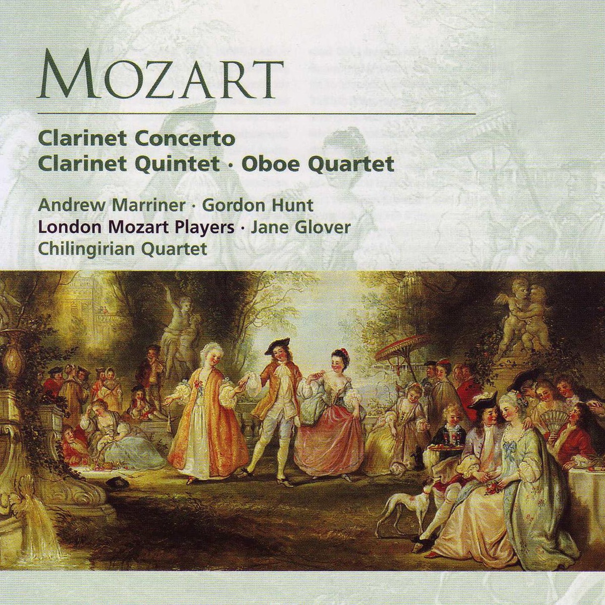 Mozart Clarinet Concerto & Quintet, Oboe Quartet
