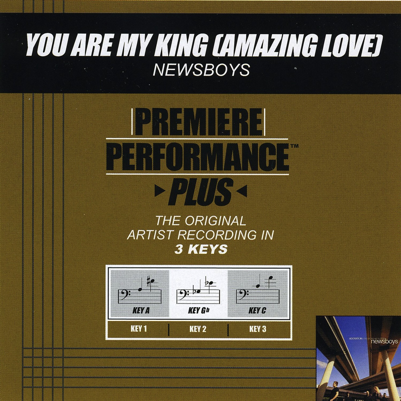 You Are My King (Amazing Love) (Performance Track In Key Of A Without Background Vocals)