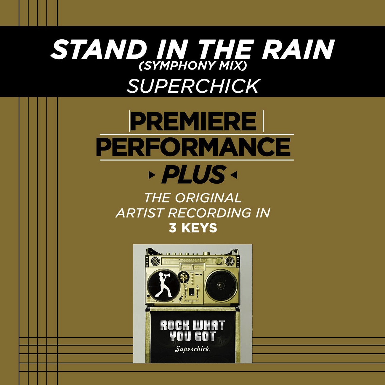 Stand In The Rain (Symphonic Mix) (Key-Bbm-Premiere Performance Plus w/o Background Vocals)