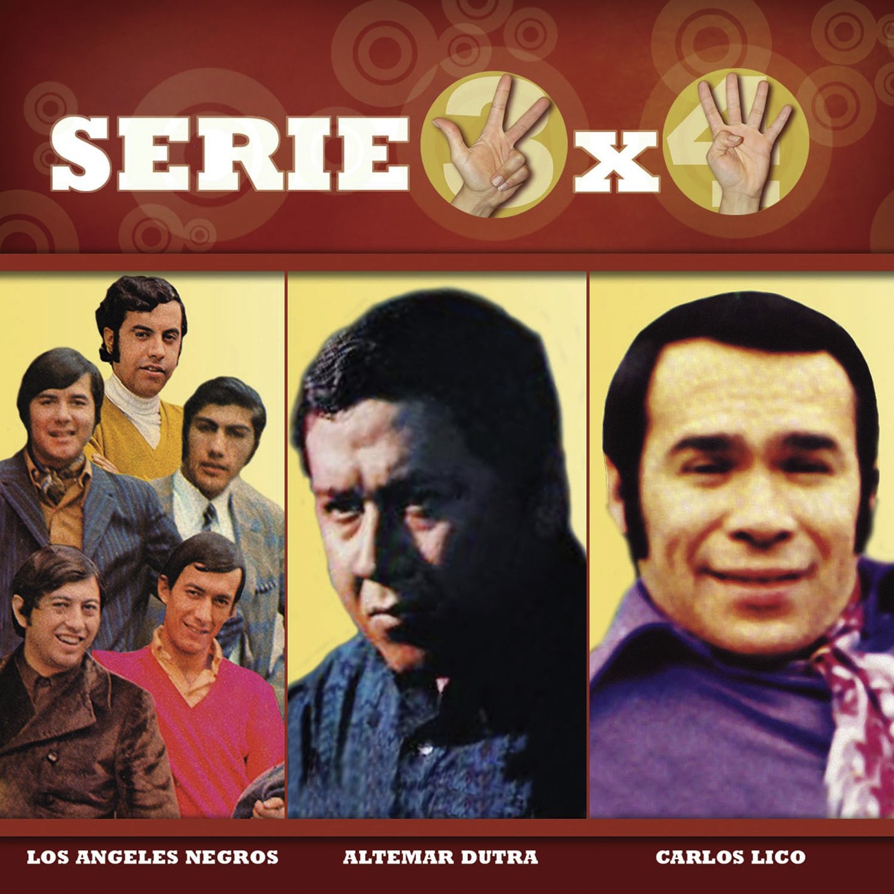 Serie 3x4 (Los Angeles Negros, Altemar Dutra, Carlos Lico)