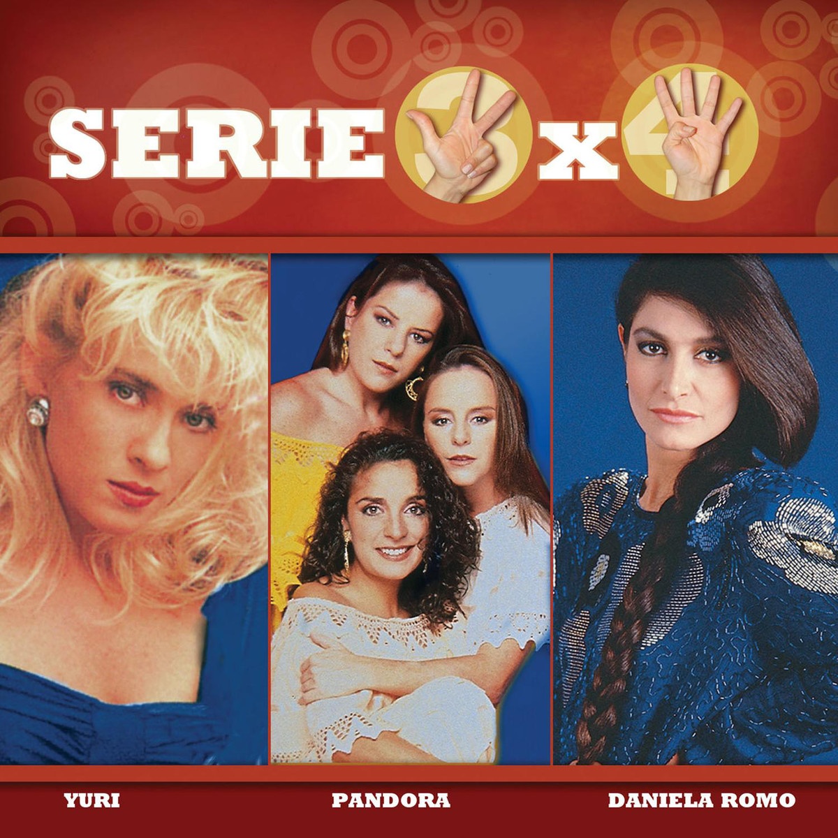 Serie 3x4 (Yuri, Pandora, Daniela Romo)