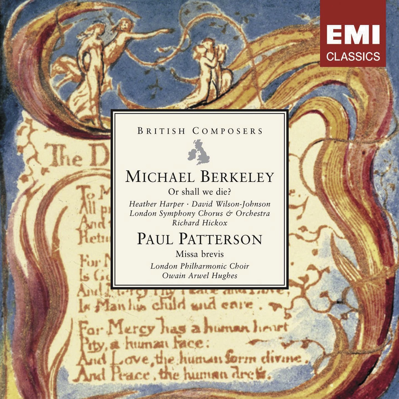 Michael Berkeley: Or shall we die? . Paul Patterson: Missa brevis