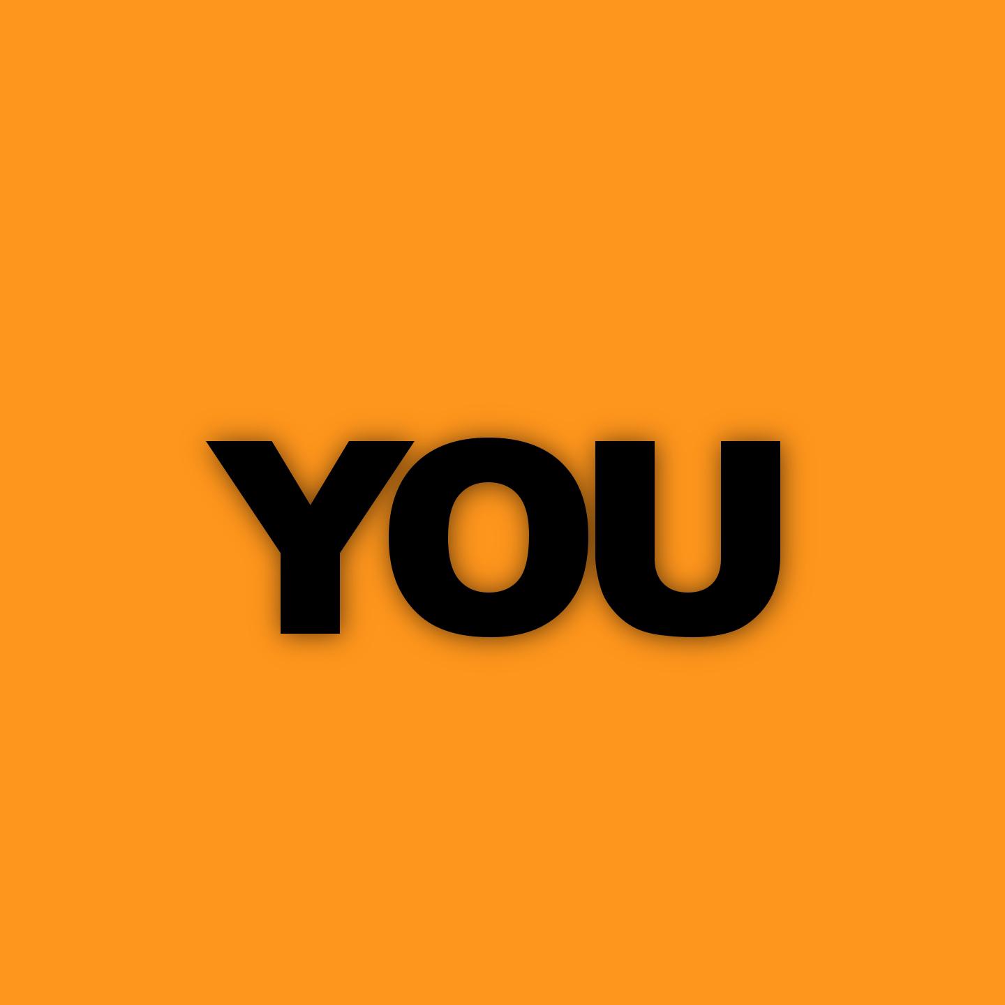 You