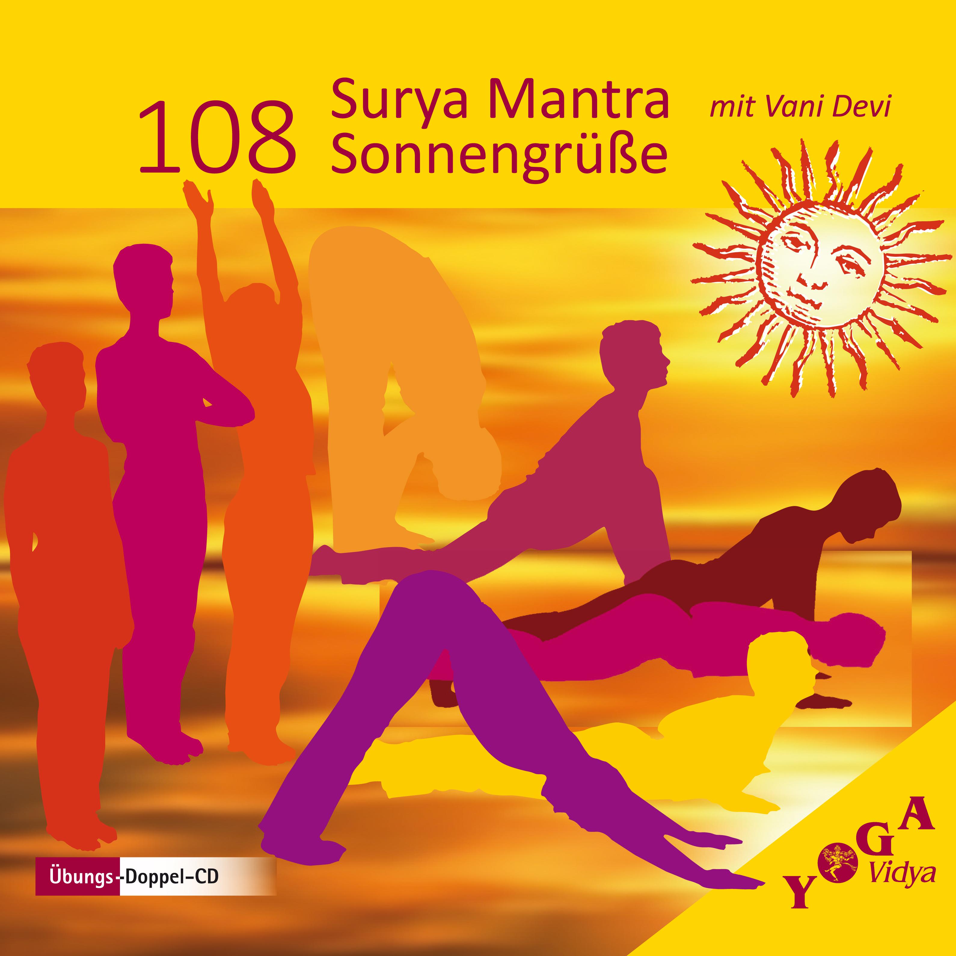 108 Surya Mantra Sonnengrü e Surya Mantras mit Harmonium Begleitung