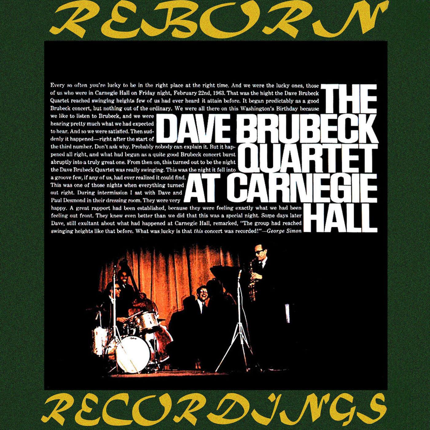 The Dave Brubeck Quartet at Carnegie Hall (HD Remastered)