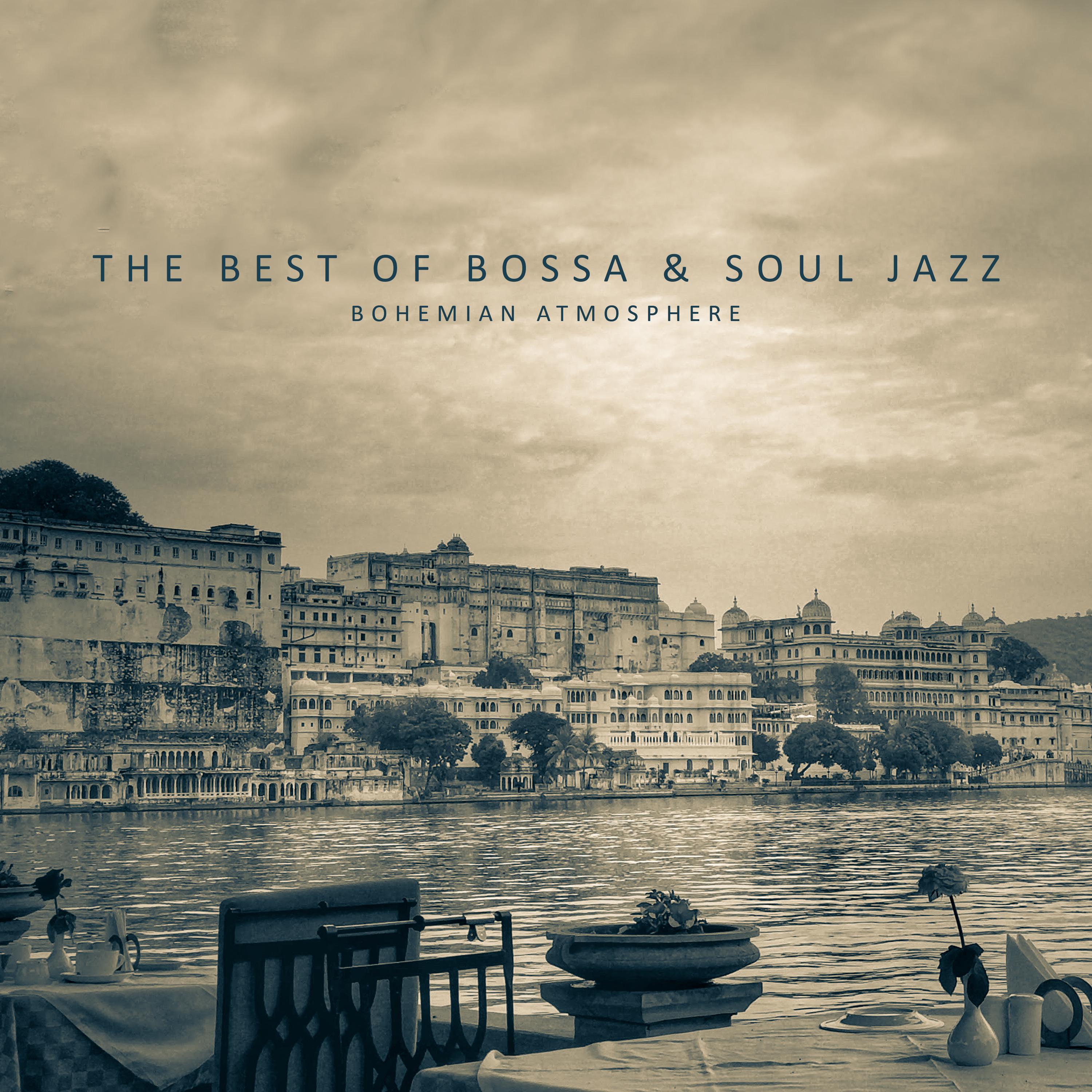 The Best of Bossa  Soul Jazz Bohemian Atmosphere, Romantic Waterfront Cafe