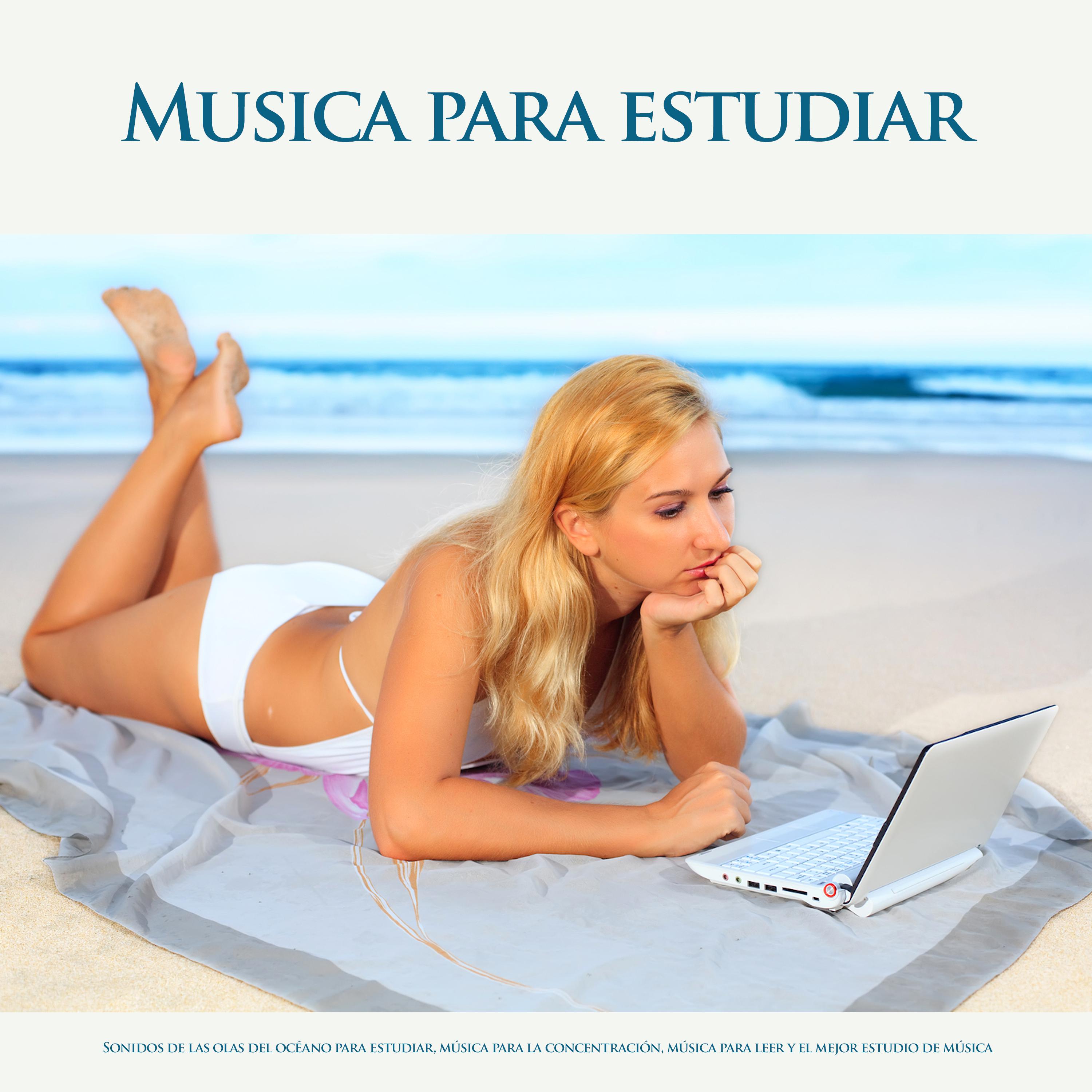 Estudia musica y olas del oceano - Relajarse