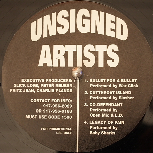 Unsigned Artists EP Vinyl