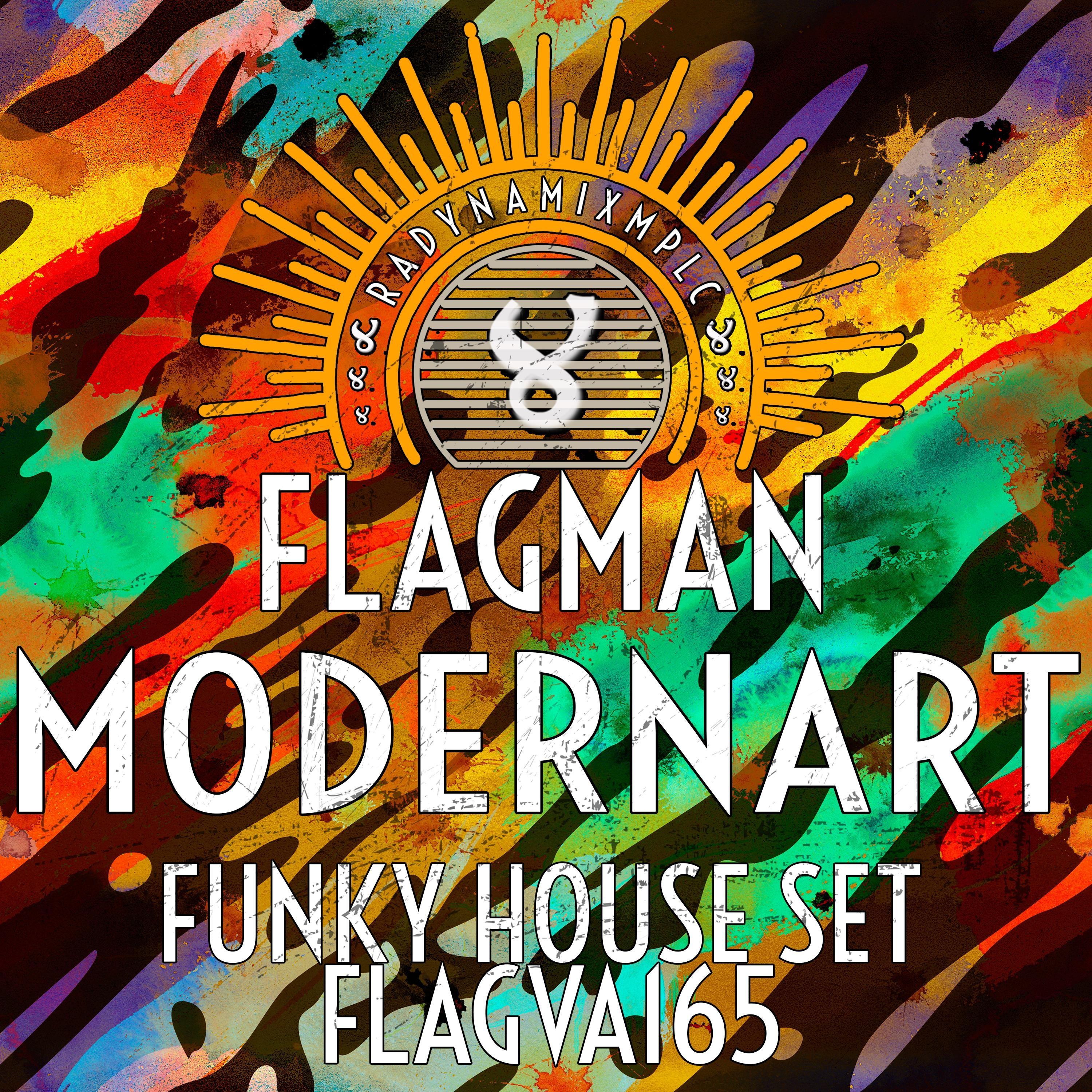 Modern Art Funky House Set