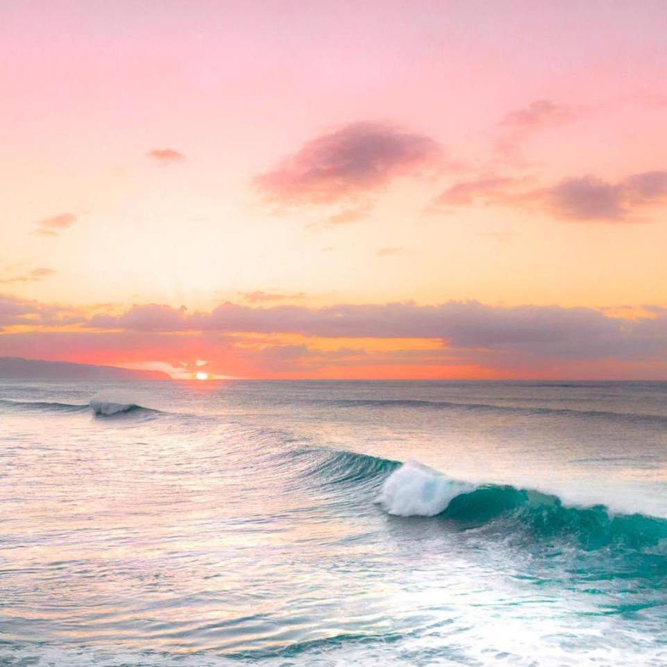 *soft* - "6pm sunset"