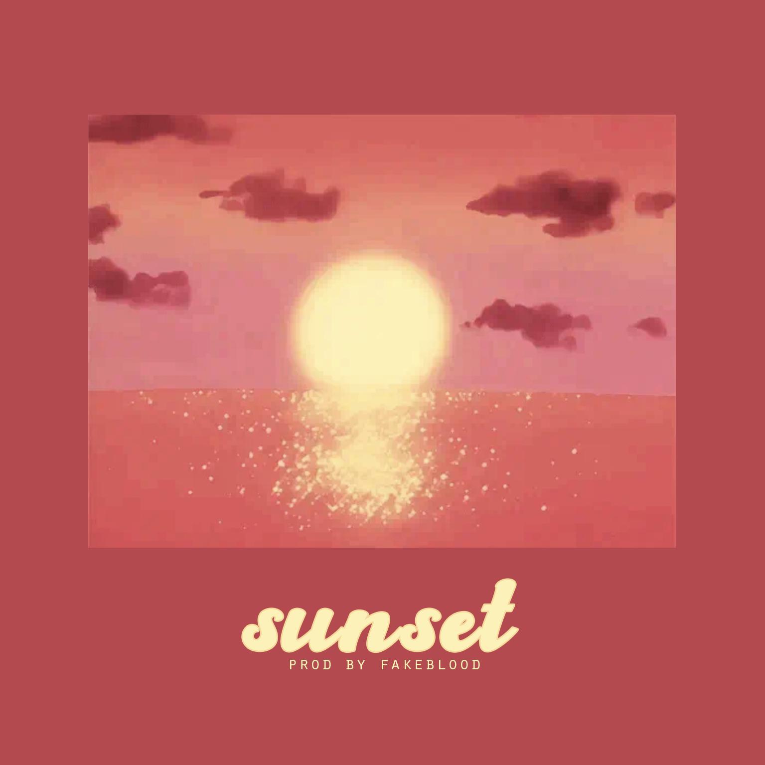 " S U N S E T" lofi guitar emo type bea