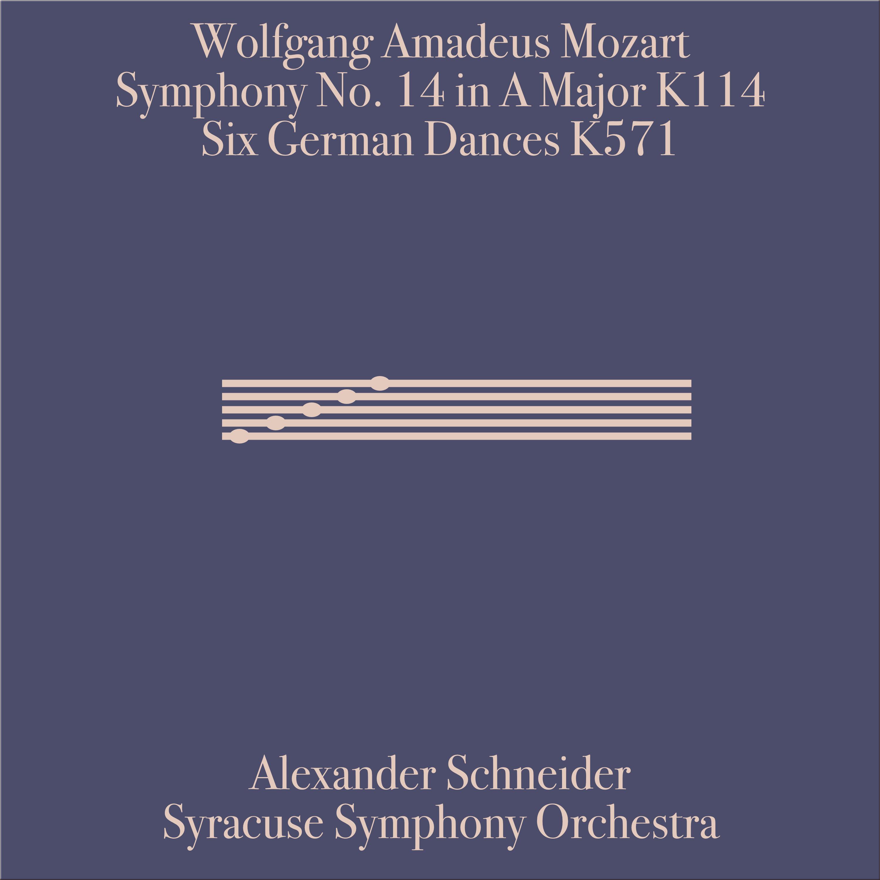 Symphony 14 in a Major, K. 114: IV. Molto Allegro
