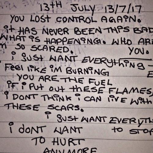 you can not put a fire out by pouring fuel in the wound