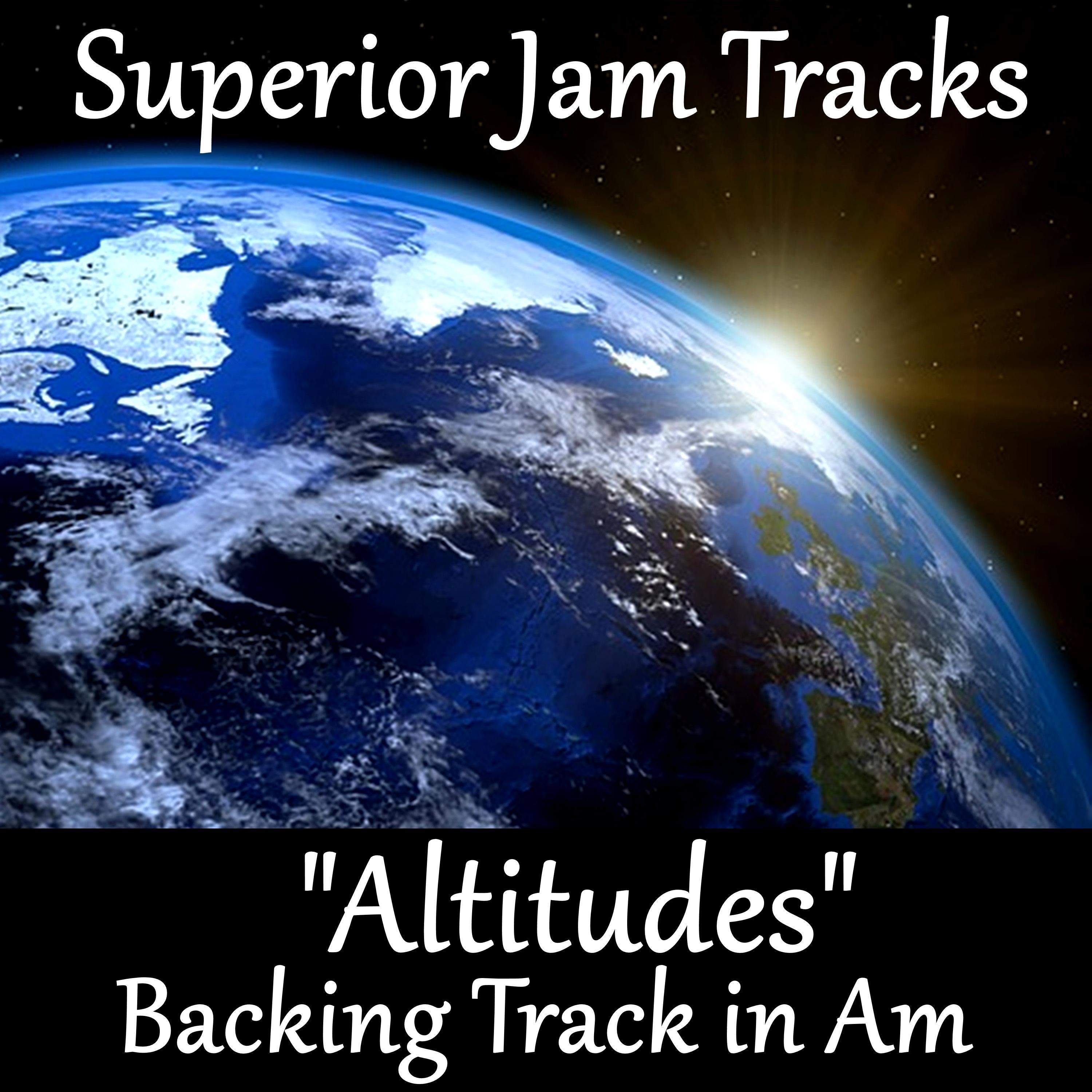 Altitudes Guitar Backing Track in A Minor Slow Rock