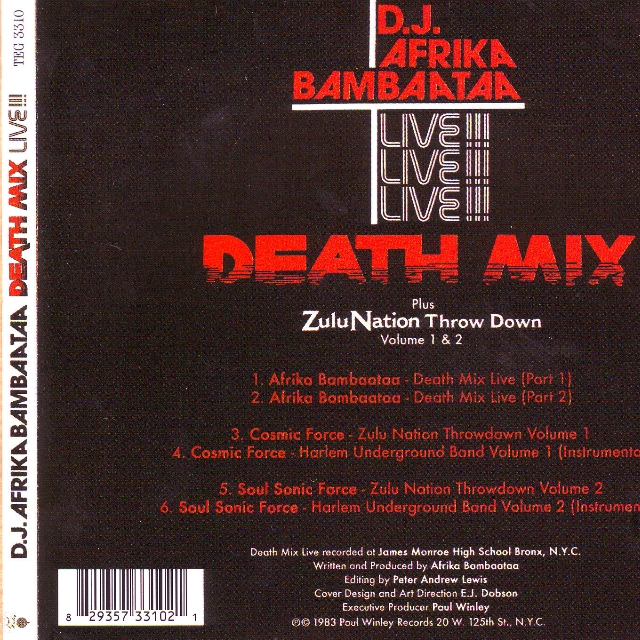 Death Mix + Zulu Nation Throw down Volume 1 & 2