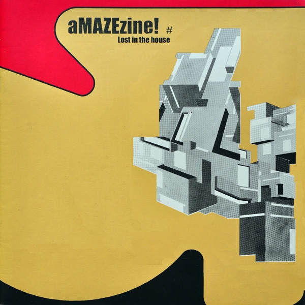 L' espace au sol est redessine par d' immenses panneaux bleus