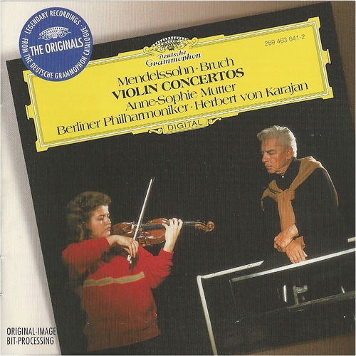 Violin Concertos: Felix Mendelssohn Violin Concerto & Max Bruch Violin Concerto No.1 (Berlin Philharmonic, Herbert von Karajan, Anne-Sophie Mutter, Violin)
