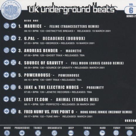 Underground Beats (Series 6 Volume 8)
