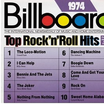 Billboard Top Rock'n'Roll Hits 1974