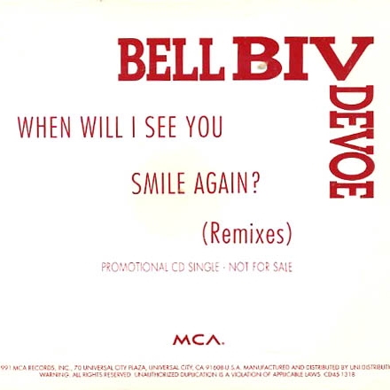 When Will I See You Smile Again 12" Single