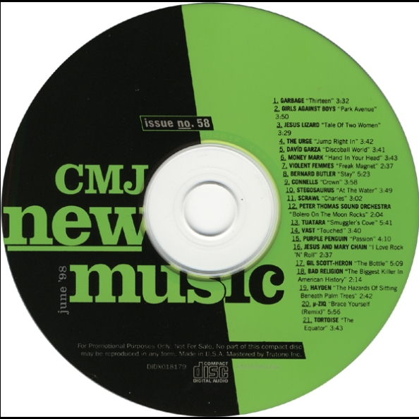 CMJ New Music Monthly, Volume 58: June 1998